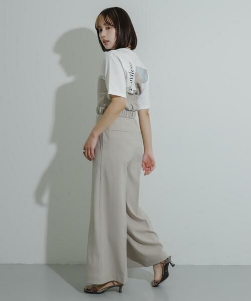 SENSE OF PLACE by URBAN RESEARCH / センスオブプレイス バイ アーバンリサーチ サロペット・オールインワン | ベルトツキベアパンツ | 詳細21