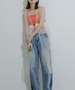 SENSE OF PLACE by URBAN RESEARCH / センスオブプレイス バイ アーバンリサーチ ワンピース | ウエストフリルチュールワンピース