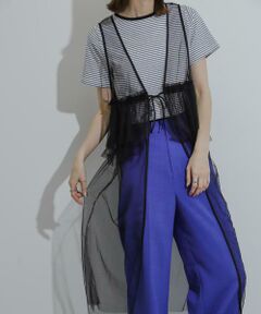 SENSE OF PLACE by URBAN RESEARCH / センスオブプレイス バイ アーバンリサーチ ワンピース | ウエストフリルチュールワンピース