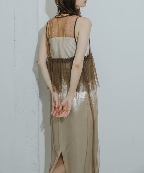 SENSE OF PLACE by URBAN RESEARCH / センスオブプレイス バイ アーバンリサーチ ワンピース | ウエストフリルチュールワンピース | 詳細2