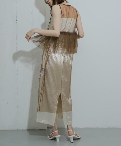 SENSE OF PLACE by URBAN RESEARCH / センスオブプレイス バイ アーバンリサーチ ワンピース | ウエストフリルチュールワンピース | 詳細3