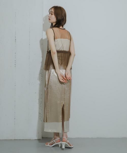 SENSE OF PLACE by URBAN RESEARCH / センスオブプレイス バイ アーバンリサーチ ワンピース | ウエストフリルチュールワンピース | 詳細5