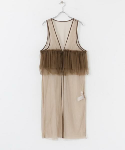 SENSE OF PLACE by URBAN RESEARCH / センスオブプレイス バイ アーバンリサーチ ワンピース | ウエストフリルチュールワンピース | 詳細6