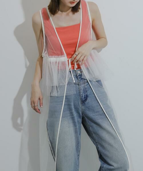 SENSE OF PLACE by URBAN RESEARCH / センスオブプレイス バイ アーバンリサーチ ワンピース | ウエストフリルチュールワンピース | 詳細8