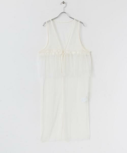 SENSE OF PLACE by URBAN RESEARCH / センスオブプレイス バイ アーバンリサーチ ワンピース | ウエストフリルチュールワンピース | 詳細19