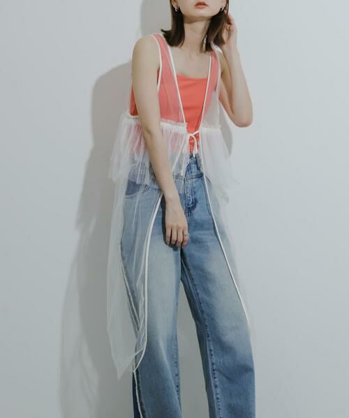 SENSE OF PLACE by URBAN RESEARCH / センスオブプレイス バイ アーバンリサーチ ワンピース | ウエストフリルチュールワンピース | 詳細9