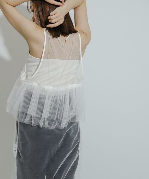 SENSE OF PLACE by URBAN RESEARCH / センスオブプレイス バイ アーバンリサーチ ワンピース | ウエストフリルチュールワンピース | 詳細12