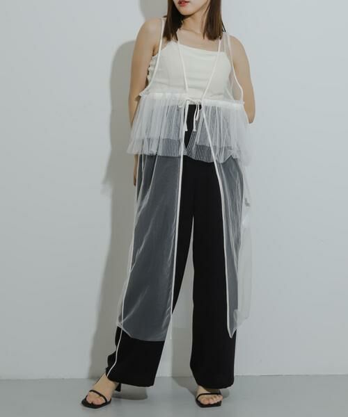 SENSE OF PLACE by URBAN RESEARCH / センスオブプレイス バイ アーバンリサーチ ワンピース | ウエストフリルチュールワンピース | 詳細13