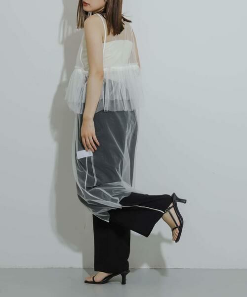 SENSE OF PLACE by URBAN RESEARCH / センスオブプレイス バイ アーバンリサーチ ワンピース | ウエストフリルチュールワンピース | 詳細14