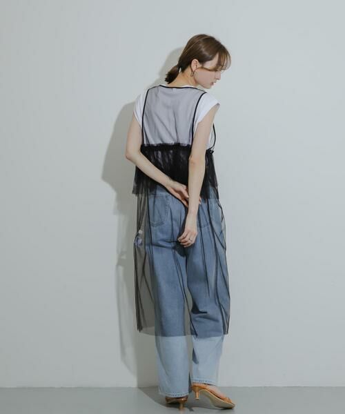 SENSE OF PLACE by URBAN RESEARCH / センスオブプレイス バイ アーバンリサーチ ワンピース | ウエストフリルチュールワンピース | 詳細30