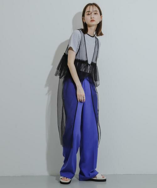 SENSE OF PLACE by URBAN RESEARCH / センスオブプレイス バイ アーバンリサーチ ワンピース | ウエストフリルチュールワンピース | 詳細23