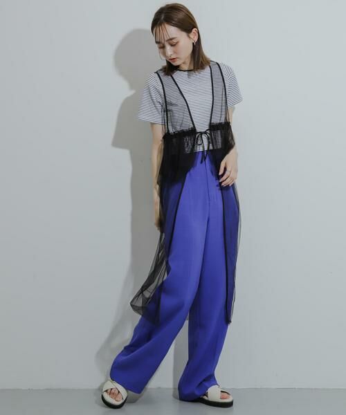 SENSE OF PLACE by URBAN RESEARCH / センスオブプレイス バイ アーバンリサーチ ワンピース | ウエストフリルチュールワンピース | 詳細24