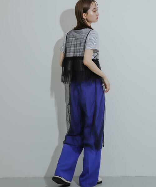 SENSE OF PLACE by URBAN RESEARCH / センスオブプレイス バイ アーバンリサーチ ワンピース | ウエストフリルチュールワンピース | 詳細25