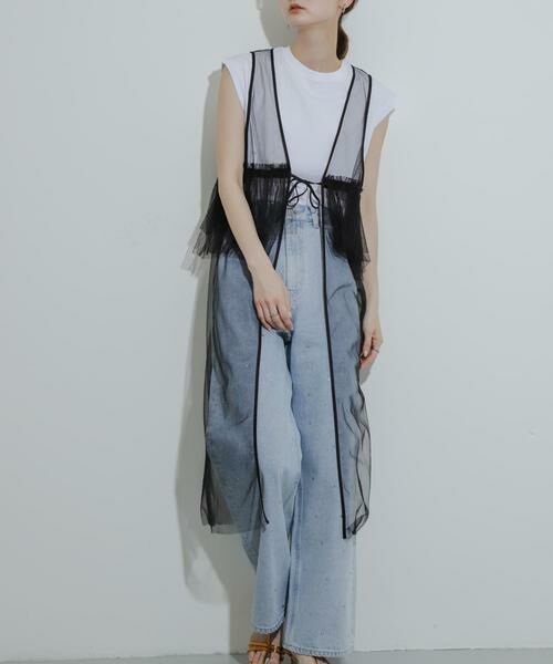 SENSE OF PLACE by URBAN RESEARCH / センスオブプレイス バイ アーバンリサーチ ワンピース | ウエストフリルチュールワンピース | 詳細27