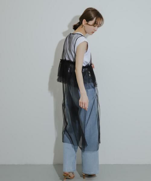 SENSE OF PLACE by URBAN RESEARCH / センスオブプレイス バイ アーバンリサーチ ワンピース | ウエストフリルチュールワンピース | 詳細29