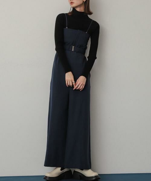 SENSE OF PLACE by URBAN RESEARCH/センスオブプレイス バイ アーバンリサーチ ストラップツキベルトベアパンツ ネイビー S SENSE OF PLACE by URBAN RESEARCH/センスオブプレイス バイ アーバンリサーチ ストラップツキベルトベアパンツ ネイビー S