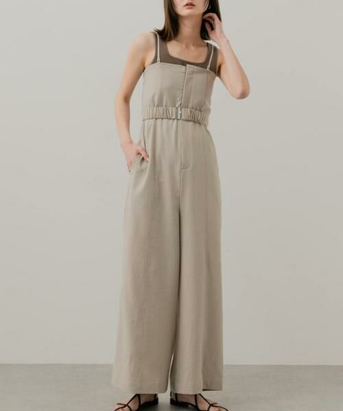 SENSE OF PLACE by URBAN RESEARCH/センスオブプレイス バイ アーバンリサーチ ストラップツキベルトベアパンツ ライトベージュ S SENSE OF PLACE by URBAN RESEARCH/センスオブプレイス バイ アーバンリサーチ ストラップツキベルトベアパンツ ライトベージュ S