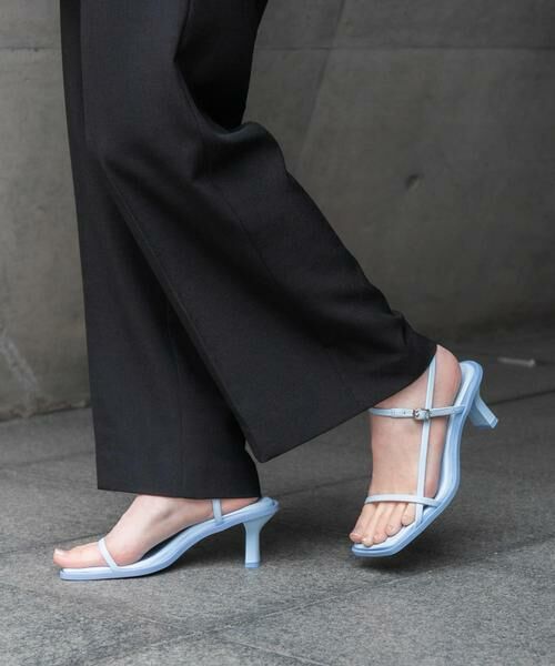 SENSE OF PLACE by URBAN RESEARCH / センスオブプレイス バイ アーバンリサーチ サンダル | ワイドスクエアストラップサンダル | 詳細2