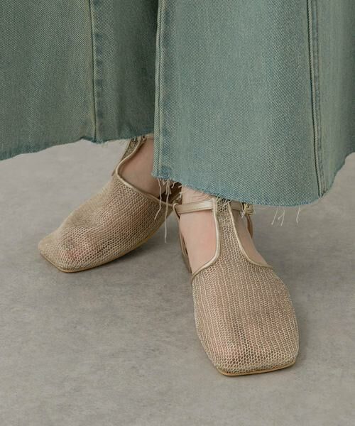 SENSE OF PLACE by URBAN RESEARCH / センスオブプレイス バイ アーバンリサーチ サンダル | Tストラップメッシュサンダル | 詳細1