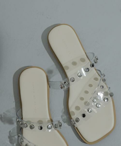 SENSE OF PLACE by URBAN RESEARCH / センスオブプレイス バイ アーバンリサーチ サンダル | スタッズフラットサンダル | 詳細4