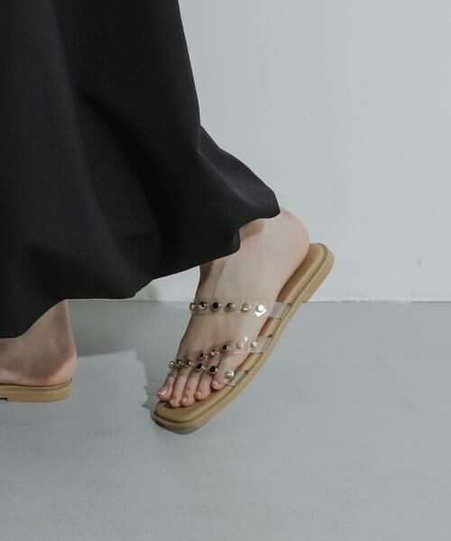 SENSE OF PLACE by URBAN RESEARCH / センスオブプレイス バイ アーバンリサーチ サンダル | スタッズフラットサンダル | 詳細20