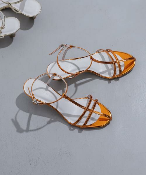 SENSE OF PLACE by URBAN RESEARCH / センスオブプレイス バイ アーバンリサーチ サンダル | エナメルストラップサンダル | 詳細1