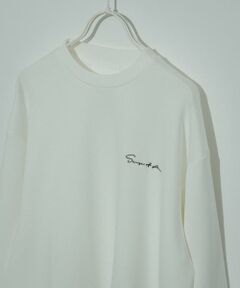 SENSE OF PLACE by URBAN RESEARCH / センスオブプレイス バイ アーバンリサーチ Tシャツ | 『ユニセックス』シシュウダンボールポンチロングスリーブ Tシャツ