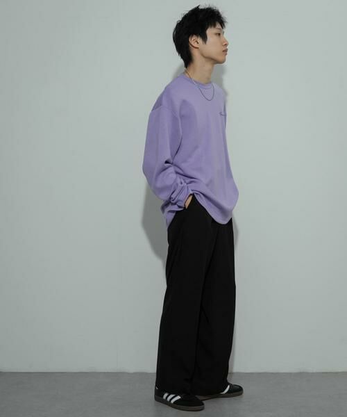 SENSE OF PLACE by URBAN RESEARCH / センスオブプレイス バイ アーバンリサーチ Tシャツ | 『ユニセックス』シシュウダンボールポンチロングスリーブ Tシャツ | 詳細13