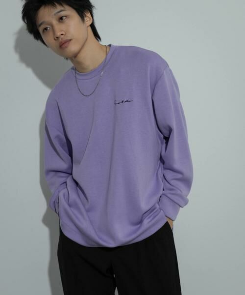 SENSE OF PLACE by URBAN RESEARCH / センスオブプレイス バイ アーバンリサーチ Tシャツ | 『ユニセックス』シシュウダンボールポンチロングスリーブ Tシャツ | 詳細9