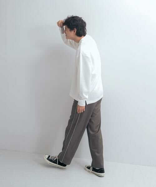 SENSE OF PLACE by URBAN RESEARCH / センスオブプレイス バイ アーバンリサーチ Tシャツ | 『ユニセックス』シシュウダンボールポンチロングスリーブ Tシャツ | 詳細21