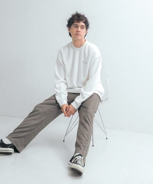 SENSE OF PLACE by URBAN RESEARCH / センスオブプレイス バイ アーバンリサーチ Tシャツ | 『ユニセックス』シシュウダンボールポンチロングスリーブ Tシャツ | 詳細23