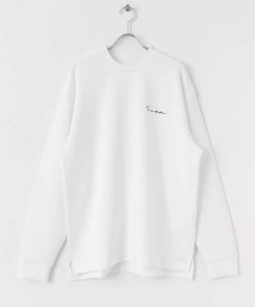 SENSE OF PLACE by URBAN RESEARCH / センスオブプレイス バイ アーバンリサーチ Tシャツ | 『ユニセックス』シシュウダンボールポンチロングスリーブ Tシャツ | 詳細24