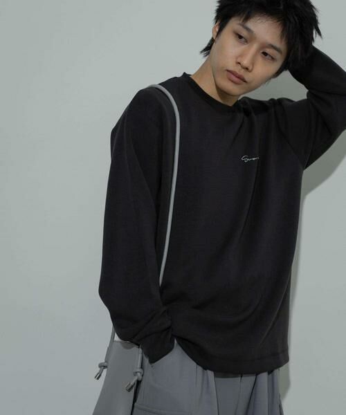 SENSE OF PLACE by URBAN RESEARCH / センスオブプレイス バイ アーバンリサーチ Tシャツ | 『ユニセックス』シシュウダンボールポンチロングスリーブ Tシャツ | 詳細26