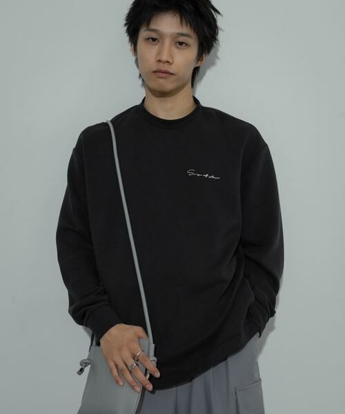 SENSE OF PLACE by URBAN RESEARCH / センスオブプレイス バイ アーバンリサーチ Tシャツ | 『ユニセックス』シシュウダンボールポンチロングスリーブ Tシャツ | 詳細27