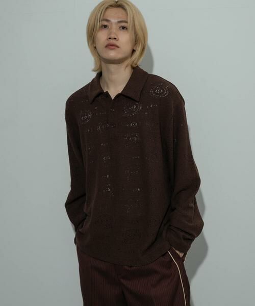 SENSE OF PLACE by URBAN RESEARCH / センスオブプレイス バイ アーバンリサーチ ポロシャツ | シアーペイズリーポロシャツ | 詳細2