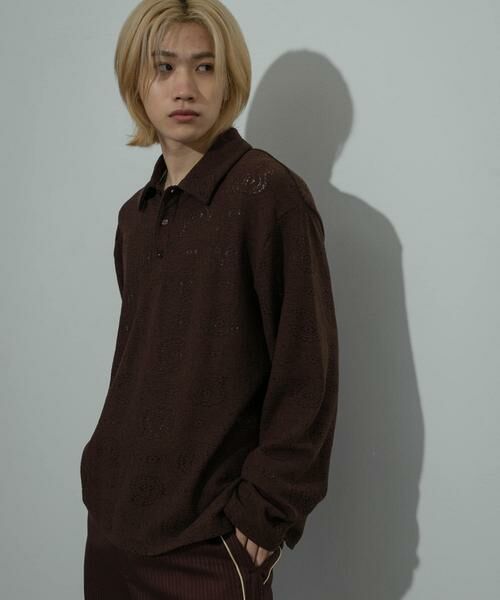 SENSE OF PLACE by URBAN RESEARCH / センスオブプレイス バイ アーバンリサーチ ポロシャツ | シアーペイズリーポロシャツ | 詳細3