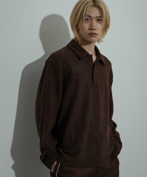 SENSE OF PLACE by URBAN RESEARCH / センスオブプレイス バイ アーバンリサーチ ポロシャツ | シアーペイズリーポロシャツ | 詳細4