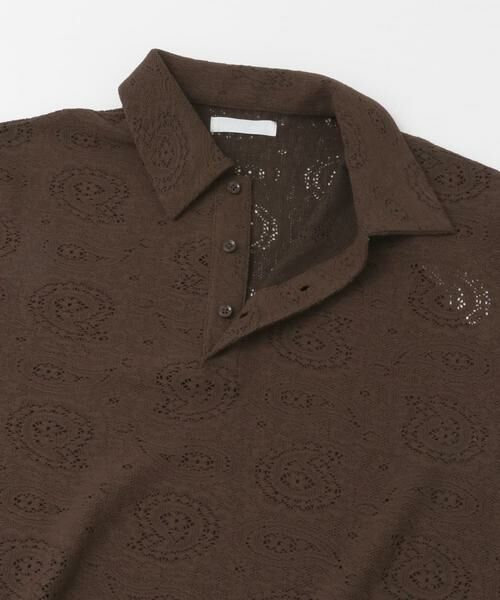 SENSE OF PLACE by URBAN RESEARCH / センスオブプレイス バイ アーバンリサーチ ポロシャツ | シアーペイズリーポロシャツ | 詳細9