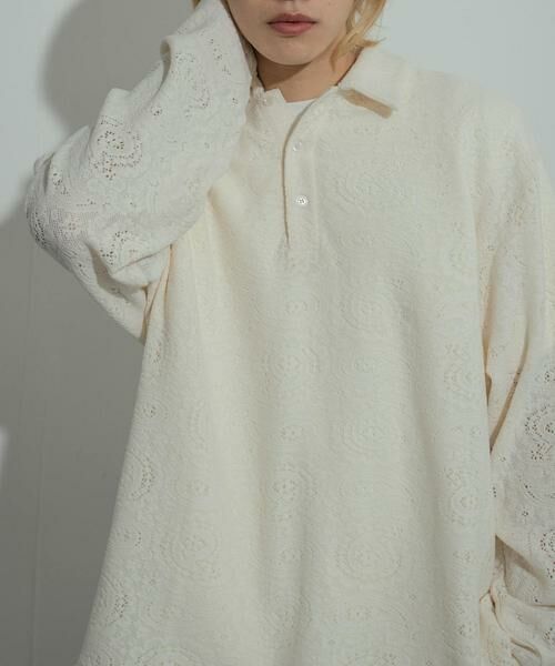 SENSE OF PLACE by URBAN RESEARCH / センスオブプレイス バイ アーバンリサーチ ポロシャツ | シアーペイズリーポロシャツ | 詳細13