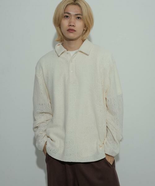 SENSE OF PLACE by URBAN RESEARCH / センスオブプレイス バイ アーバンリサーチ ポロシャツ | シアーペイズリーポロシャツ | 詳細15