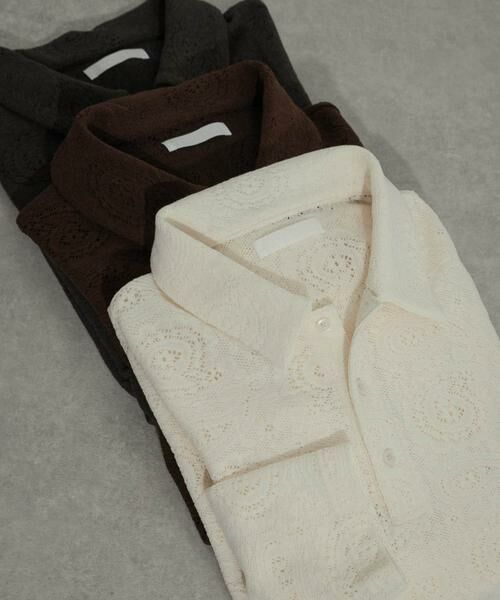 SENSE OF PLACE by URBAN RESEARCH / センスオブプレイス バイ アーバンリサーチ ポロシャツ | シアーペイズリーポロシャツ | 詳細20