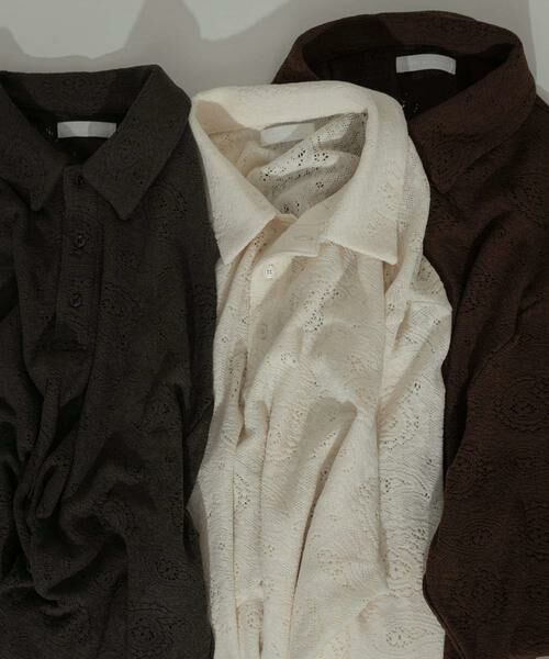 SENSE OF PLACE by URBAN RESEARCH / センスオブプレイス バイ アーバンリサーチ ポロシャツ | シアーペイズリーポロシャツ | 詳細21