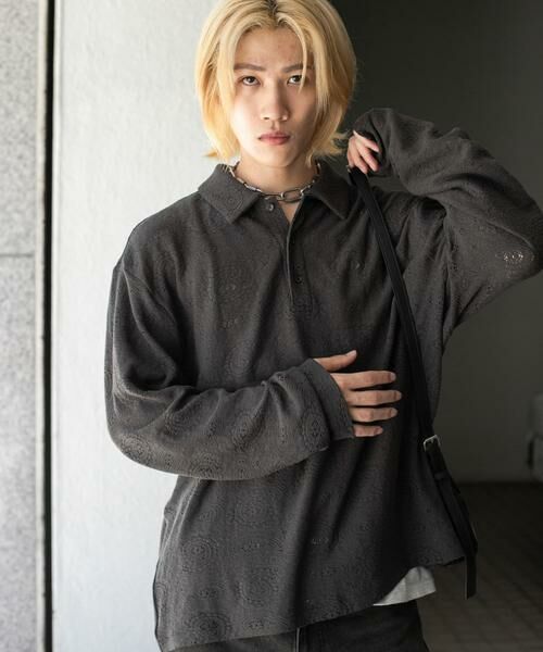 SENSE OF PLACE by URBAN RESEARCH / センスオブプレイス バイ アーバンリサーチ ポロシャツ | シアーペイズリーポロシャツ | 詳細27