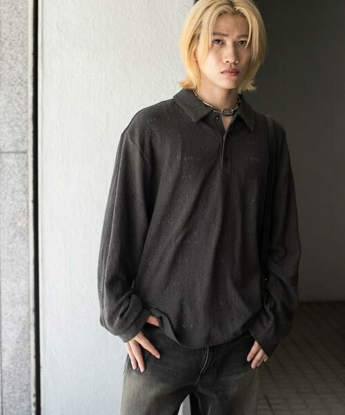 SENSE OF PLACE by URBAN RESEARCH / センスオブプレイス バイ アーバンリサーチ ポロシャツ | シアーペイズリーポロシャツ | 詳細30