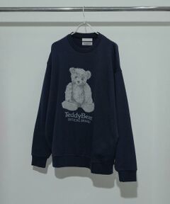 SENSE OF PLACE by URBAN RESEARCH / センスオブプレイス バイ アーバンリサーチ スウェット | 『別注』TeddyBear×SENSE OF PLACE　テディベアクルーネックスウェット