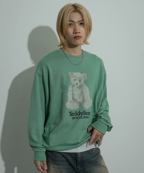 SENSE OF PLACE by URBAN RESEARCH / センスオブプレイス バイ アーバンリサーチ スウェット | 『別注』TeddyBear×SENSE OF PLACE　テディベアクルーネックスウェット | 詳細3