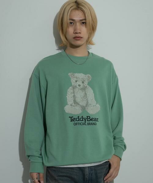 SENSE OF PLACE by URBAN RESEARCH / センスオブプレイス バイ アーバンリサーチ スウェット | 『別注』TeddyBear×SENSE OF PLACE　テディベアクルーネックスウェット | 詳細4