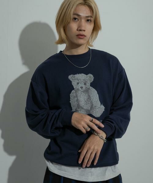 SENSE OF PLACE by URBAN RESEARCH / センスオブプレイス バイ アーバンリサーチ スウェット | 『別注』TeddyBear×SENSE OF PLACE　テディベアクルーネックスウェット | 詳細14