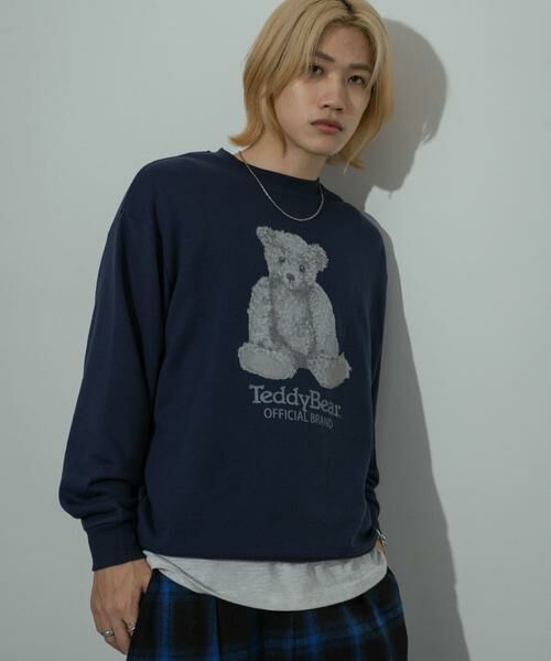 SENSE OF PLACE by URBAN RESEARCH / センスオブプレイス バイ アーバンリサーチ スウェット | 『別注』TeddyBear×SENSE OF PLACE　テディベアクルーネックスウェット | 詳細15
