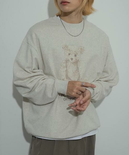 SENSE OF PLACE by URBAN RESEARCH / センスオブプレイス バイ アーバンリサーチ スウェット | 『別注』TeddyBear×SENSE OF PLACE　テディベアクルーネックスウェット | 詳細20
